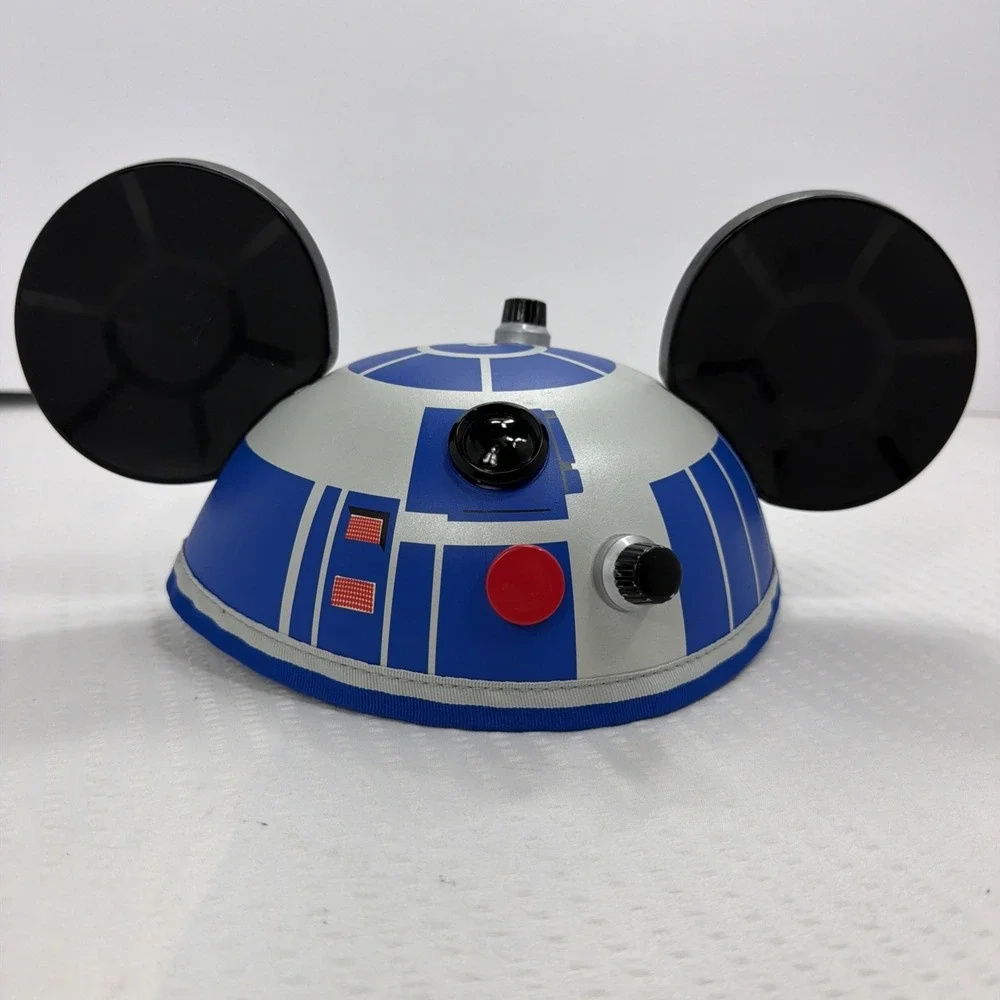 Mickey Ears Star Wars R2D2 Disney Parks Hat - Authentic Youth EUC